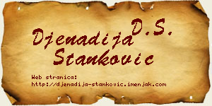 Đenadija Stanković vizit kartica